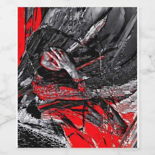 溶けた魂 ワインラベル (シングルラベル)