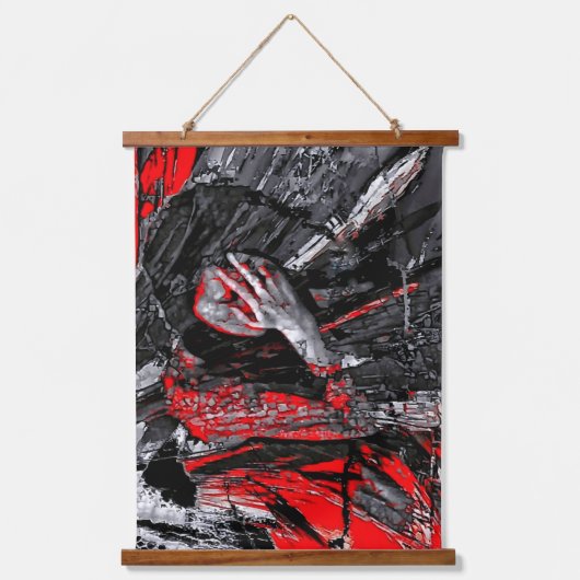 溶けた魂 吊り下げ型タペストリー (正面)