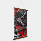 溶けた魂 吊り下げ型タペストリー (傾斜あり)