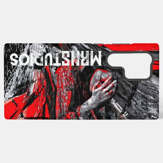 溶けた魂 SAMSUNG GALAXYケース (裏面横)