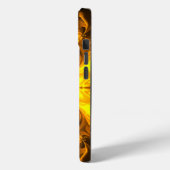 溶けた黄金の太陽 フラクタルアート Case-Mate iPhoneケース (裏面 / 左)