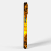 溶けた黄金の太陽 フラクタルアート Case-Mate iPhoneケース (裏面 / 右)