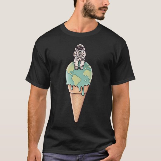溶けていく Tシャツ (正面)