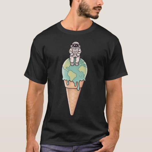 溶けていく Tシャツ (正面)