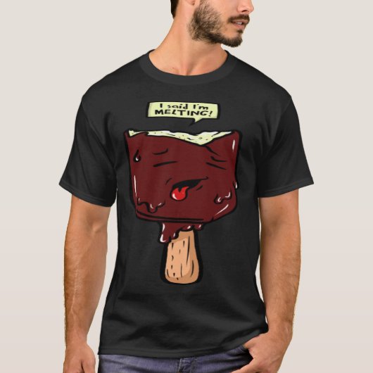 溶けると言った Tシャツ (正面)