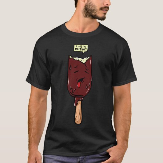 溶けると言った Tシャツ (正面)