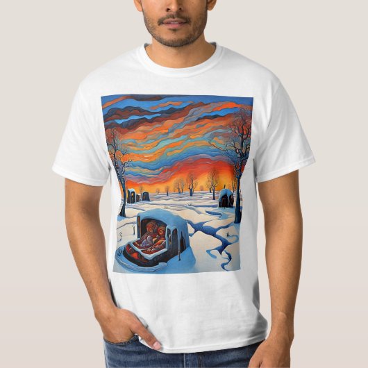 溶けるイグルー Tシャツ (正面)