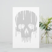 溶けるスカル 便箋 (スタンド正面)