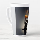 溶けるフラメンコダンサー カフェラテマグ (左アングル)