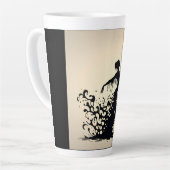 溶けるフラメンコダンサー カフェラテマグ (左アングル)