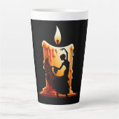 溶けるフラメンコダンサー カフェラテマグ (正面)