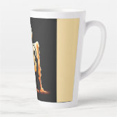 溶けるフラメンコダンサー カフェラテマグ (右)