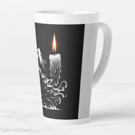 溶けるフラメンコダンサー カフェラテマグ