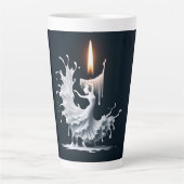 溶けるフラメンコダンサー カフェラテマグ (正面)