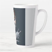 溶けるフラメンコダンサー カフェラテマグ (右)