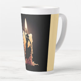 溶けるフラメンコダンサー カフェラテマグ