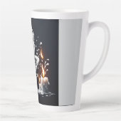 溶けるフラメンコダンサー カフェラテマグ (右)