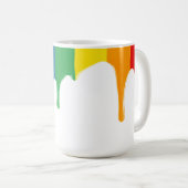 溶けるレインボーマグ コーヒーマグカップ (正面右)