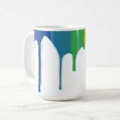 溶けるレインボーマグ コーヒーマグカップ (正面左)