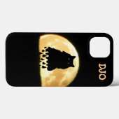 溶ける黒猫および満月 Case-Mate iPhoneケース (裏面 (横))