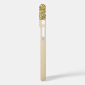 溶けエレガントる金ゴールドキラキラのガラス Case-Mate iPhoneケース (裏面 / 左)