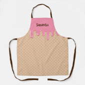 溶けストロベリーアイスクリームコーン エプロン (正面)