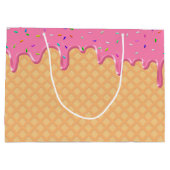 溶けストロベリーアイスクリームパーティー ラージペーパーバッグ (裏面)
