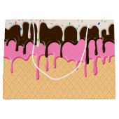 溶けバニラチョコレートストロベリーアイスクリーム ラージペーパーバッグ (正面)