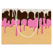 溶けバニラチョコレートストロベリーアイスクリーム ラージペーパーバッグ (裏面)