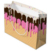 溶けバニラチョコレートストロベリーアイスクリーム ラージペーパーバッグ (裏面アングル)