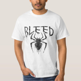 溶け出すクモの闇 ― ダークドリップの美学 Tシャツ