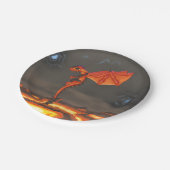 溶岩のドラゴン ペーパープレート (アングル)