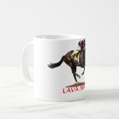 溶岩の人のマグ コーヒーマグカップ (正面左)