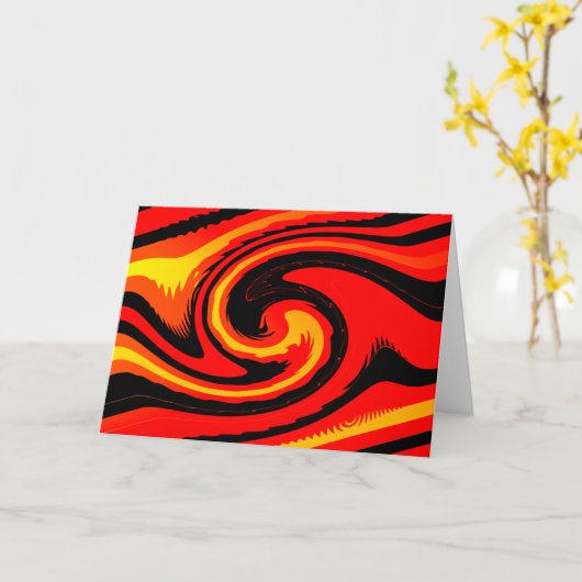 溶岩の先端 カード (黄色い花)