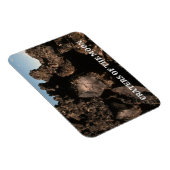 溶岩の岩、月公園のクレーター マグネット (右側)