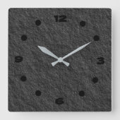 溶岩の時計 スクエア壁時計 (正面)