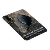 溶岩の流れ、パホーの足の指、月のクレーター マグネット (右側)