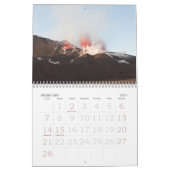 溶岩の火山壁掛けカレンダー カレンダー (2月 2027)
