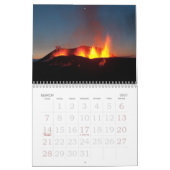 溶岩の火山壁掛けカレンダー カレンダー (3月 2027)