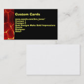 溶岩の白熱 名刺 (正面/裏面)