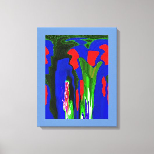 溶岩アート キャンバスプリント (正面)