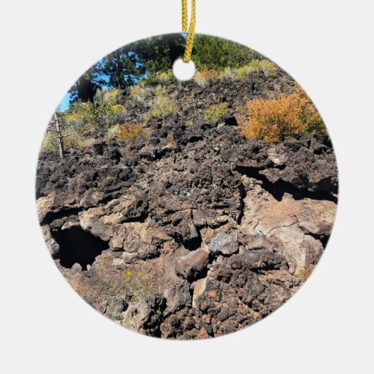 溶岩キャストフォレスト、または セラミックオーナメント (正面)