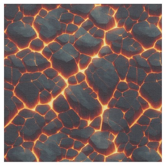 溶岩クラック ファブリック (クローズアップ)