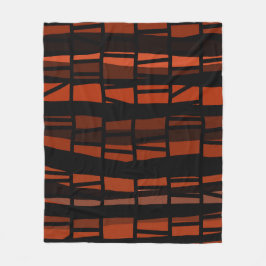 溶岩グリッドの切断 フリースブランケット