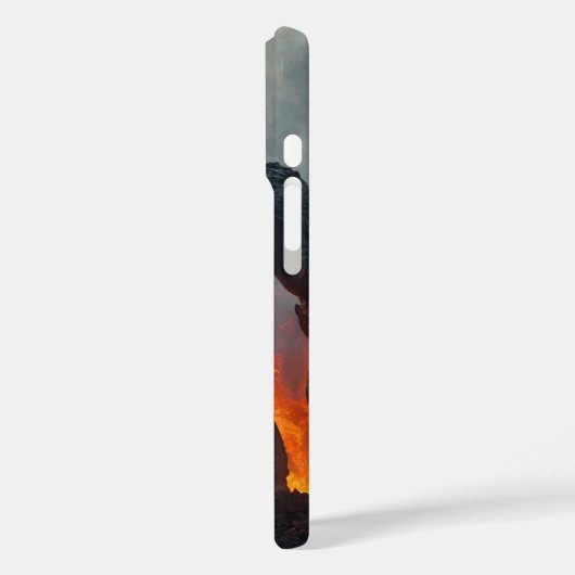溶岩ドラゴンライズ Case-Mate iPhoneケース (裏面 / 左)