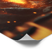 溶岩ドラゴン ポスター (角)