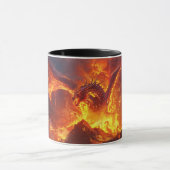 溶岩ドラゴン 11oz セラミックマグ マグカップ (中央)