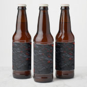 溶岩ボトルのラベル ビールラベル (ボトル)