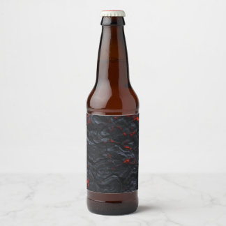 溶岩ボトルのラベル ビールラベル