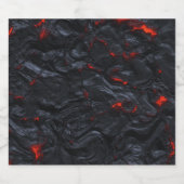 溶岩ボトル標識 ビールラベル (シングルラベル)